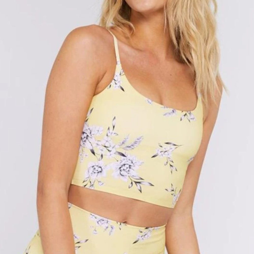 Spiritual Gangster NWT Floral Practice Cami